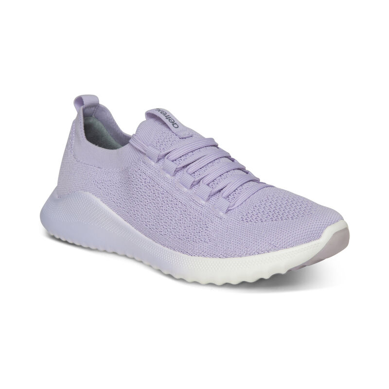 Aetrex Womens Carly Arch Support Sneakers Lilac - UnqBUobov